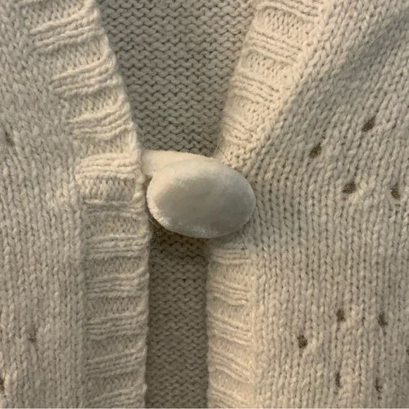 Frost Women's Cardigan Sweater NWT 100% Silk Angora - Picture 4 of 6